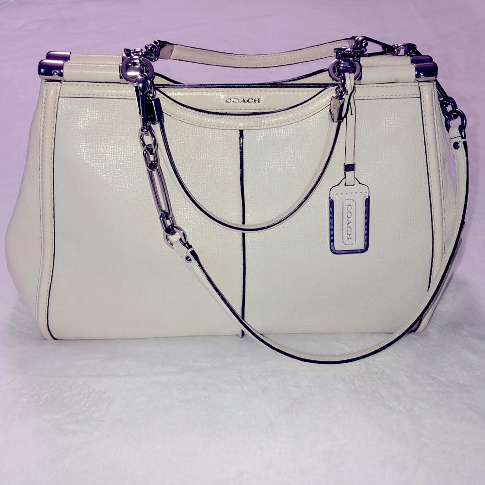 Coach Madison Pinnacle Caroline Leather Satchel Shoulder Bag- Style #25245